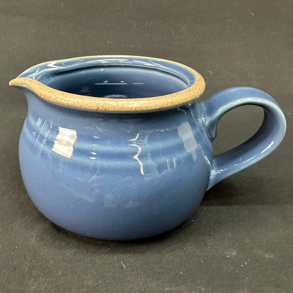 Noritake 'Madera Blue' Stoneware Creamer (pitcher) ,‎ Vintage